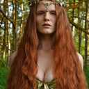MOSTORY Woodland Elf Flowr Crown - Handmade Fairy Headpiece Forest Floral Headband Elven Circlet with Crystal for Women s Renaissance Party Cosplay Masquerade Photo Shoot