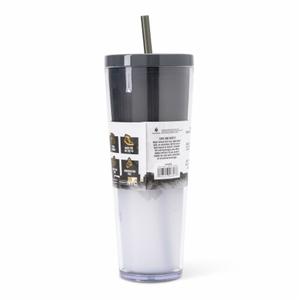 Manna™ Axel™ Plastic Tumbler & Straw Set - Black, 24 oz