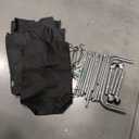 STORAGE MANIAC Laundry Sorter 4 Section, 47.8 Gal (181 L) Laundry Hamper with Wheels, Clothes Divider Basket Sorter, Clothes Separator Hamper Cart with Wheels and Removable Bags, Black