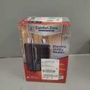 Comfort Zone Electric Portable Milkhouse Style Utility Space Heater with Adjustable Thermostat, Overheat Protection, and Safety Tip-Over Switch, Ideal for Garage or Greenhouse, 1,500W, CZ798BK (Black)