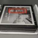 8x10 Black Picture Frames with Mat for Wall or Table Top Decoration, Set of 6