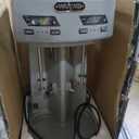 Waring Commercial WDM240TX Heavy-Duty Double Spindle Drink Mixer, Each Spindle Has Independent 1hp Motor, with Countdown Timer, Digital Display, Automatic Start/Stop, 120V, 5-15 Phase Plug, Silver