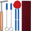 Professional Piano Tuning Kit with Case, 9 PCS Piano Tuner Wrench Hammer Rubber Mutes Set Tuning Lever Tools for Beginner