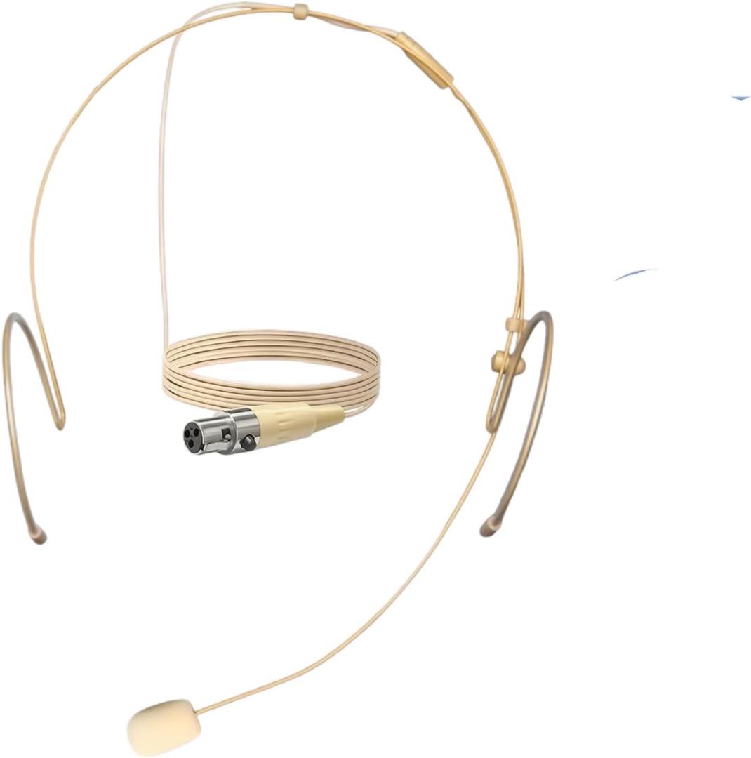 Microphone Headset, Ultralight 0.08kg Earset with Cardioid Pickup, Over Ear Hanging Design, Compatible with Shure Wireless Headset for Singing,Teaching, Live Performance, Tour Guide