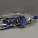 34" Extendable Ice Scrapers for Car Windshield 2-in-1 Snow Brush for Car Snow Scraper for Car Snow Scraper and Drush with Ergonomic Foam Grip for Cars, Trucks, SUVs with 360 Pivoting Brush Head Blue