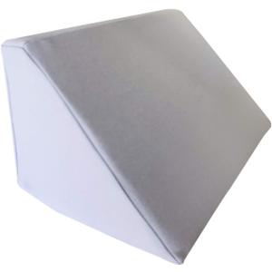 Foot & Leg Elongation Pillow for Better Sleep | Elevation Support Foam Wedge Lifts The Sheets Around Your Feet | Increases Airflow While Removing Pressure 16 x 9.5 x 8.5 in Gray