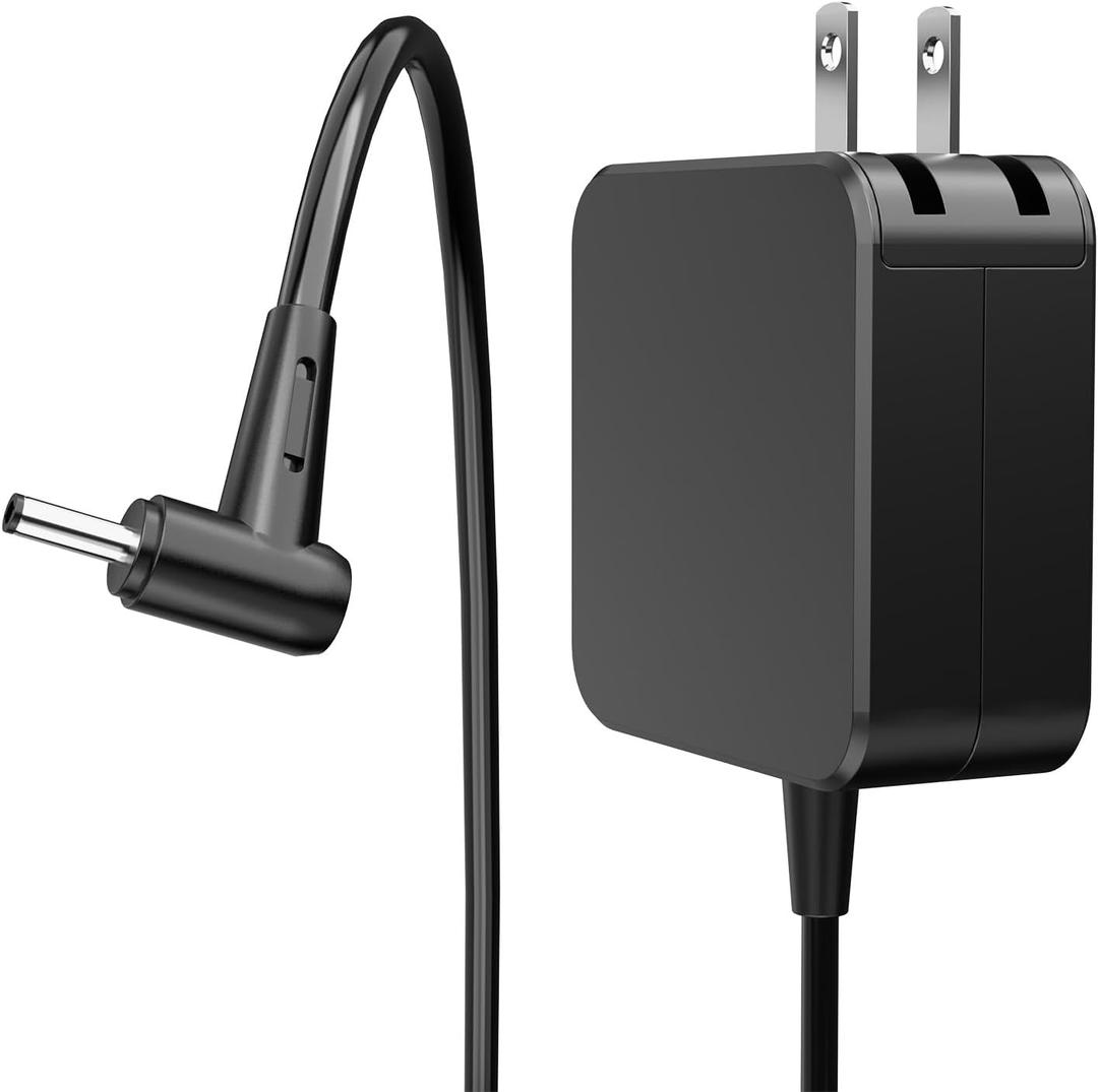 65W Lenovo Laptop Charger – 20V 3.25A Round Tip 4.0x1.7mm Replacement Power Adapter for Home Office & Travel Backup, Compatible with IdeaPad 1 3 5, Flex, Chromebook (Not for USBC)