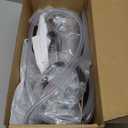 New Adjustable Dual Tap Kegerator Tower Beer Tap Tower with 1/4 Barb, 3" Draft Beer Dispenser Keg Tower, 304 Stainless Steel Core Self-Closing Beer Faucet with Pre-Assembled Kegerator Parts Kits