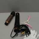 Round Hair Blow Dryer Brush  1.2 Inch Ceramic Barrel Hair Dryer Brush for Short/Middle Hair, One Step Drying, Volumizing, Straightening and Styling, Negative Ionic Dryer Brush (BlackGolden, 1.2)