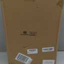 Baquler White 2 Pcs Christmas Metal Candle Lantern and LED Fake Candles 12'' and 15'' Decorative Lanterns with Xmas Ornament Porch Lanterns Indoor Outdoor Decoration Party Gift