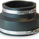 Fernco Elastomeric PVC Flexible Coupling, For Pipe Size 5" x 4", 5-37/64" x 4-17/64" Inside Dia. - 1056-54