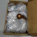 10 x 10 Pack Antique Brass Cabinet Knobs Single Hole Cabinet Pulls Round Kitchen Cabinet Knobs Drawer Knobs