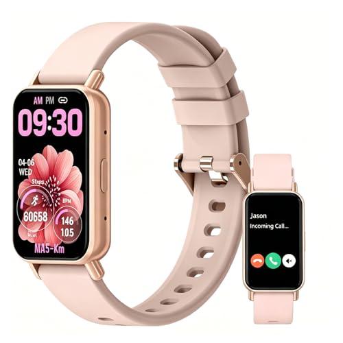 PEJE Fitness Tracker, Smart Watch for Men and Women(Answer/Make Calls), 1.45” HD Display & IP68 Waterproof,120+ Sport Modes with SpO2/Heart Rate/Sleep Monitor,Smartwatch Compatible Android iOS
