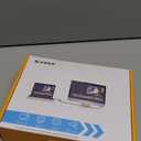 Quad Monitor KVM Switch 4 Monitors 2 Computers 1080P@60Hz,USB 3.0 KVM Switch Quad Monitor for 2 PC Share 4 Monitors and 4 USB Device,with Wired Remote and 2 USB Cables,Driver Installation is Required