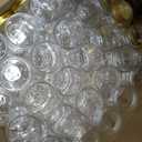 Wesiti 60 Pcs 8 oz Clear Plastic Mason Jars Containers With Screw on Gold Lids Refillable Round Empty Plastic Jars Storage Containers Reusable for Kitchen Household Dry Food Storage Honey Herb Nuts