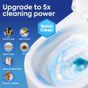 50 Pcs Disposable Toilet Cleaner Refill Pads, Universal Toilet Bowl Brush Replacement Heads, Durable Deep Cleaning Refills, Fresh Scent Bathroom Cleaning Supplies