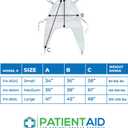 Patient Aid Full Body Divided Leg Sling - Easy-to-Wash Mesh Fabric for Bathing and Toileting - Comfy Safe Lifting for The Elderly and Non-Weight Bearing - Medium, 225lb. Maximum Carrying Capacity