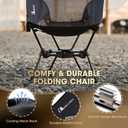MOON LENCE 2 Pack Portable Camping Chairs Backpacking Chair - The 4th Generation Ultralight Folding Chair - Compact, Lightweight Foldable Chairs for Hiking Mountaineering, Beach