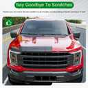 Xipoo Hood Protector Compatible with 2021-2026 Ford F150 XLT/XL/STX/Lariat Hood Deflector TPE Shield Replacement for 2021 2022 2023 2024 2025 2026 Ford F-150 Accessories
