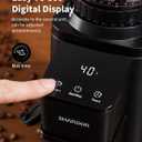 SHARDOR Professional Conical Burr Coffee Grinder, Coffee Bean Grinder with 48 Grind Settings for Espresso, Drip & French Press, Upgraded Anti-Static Technology, Precision Timer, Black