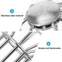 3 x Roof Filter Strainers 4.13X2.95In Stainless Steel Rooftop Drain Covers 2-Pack Gutter Guards for Outdoor Debris Leaf Protection