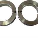 AZSSMUK Bore 2'' Double Split Shaft Collar Stainless Steel Lock Collar Clamp Set Screw 2PCS (2'', 2)