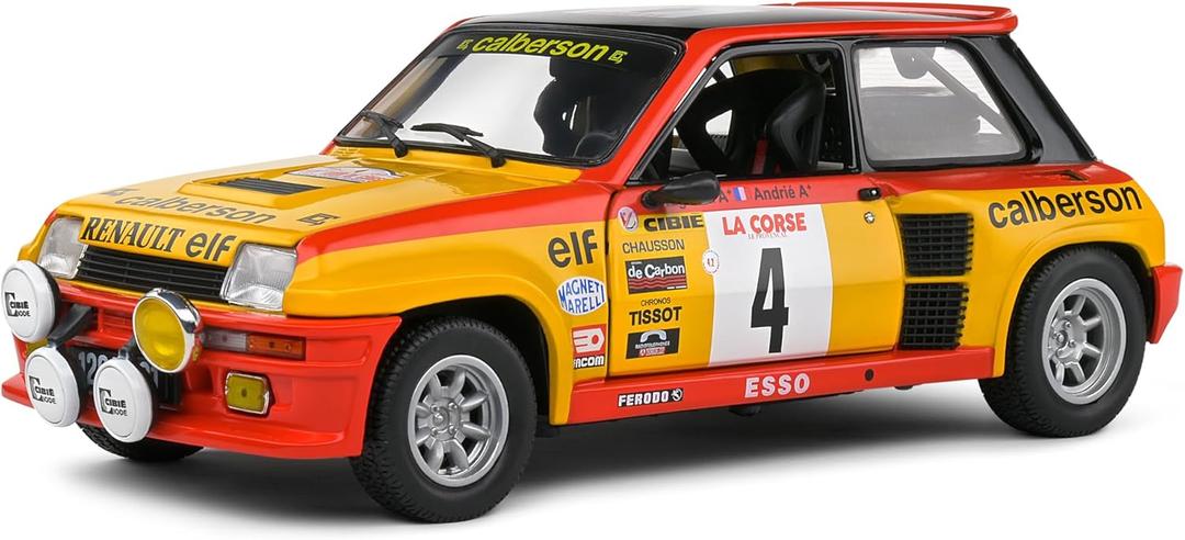 Solido 1:18 Renault 5 Turbo 1980#4 Yellow