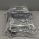 Agrish Narrow Walkers for Seniors, Adjustable Width Narrow Walkers for Small Spaces, Folding Slim Walker - Standard Walkers for Elderly, 350 LBS Heavy Duty Narrow Walker for Small Doorways (Navy Blue)