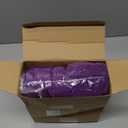 Kinlop 50 Pcs Spandex Chair Sashes Bows Chair Bands Slider Sashes for Covers Elastic Bands Ties Without Buckle Decorations for Wedding Party Events Ceremony Birthday(Purple)