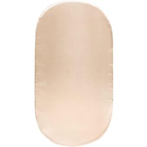 SiinvdaBZX Satin Bassinet Sheets for Baby Hair, Silky Soft Beige Bassinet Fitted Sheets for Hourglass, Oval & Rectangular Bassinet Mattress (Pack of 1)