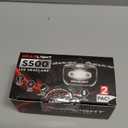 GearLight 2Pack LED Headlamp - Outdoor Camping Head Lamps with Adjustable Headband - Lightweight Battery Powered Bright Flashlight Headlight with 7 Modes and Pivotable Head and Red Light