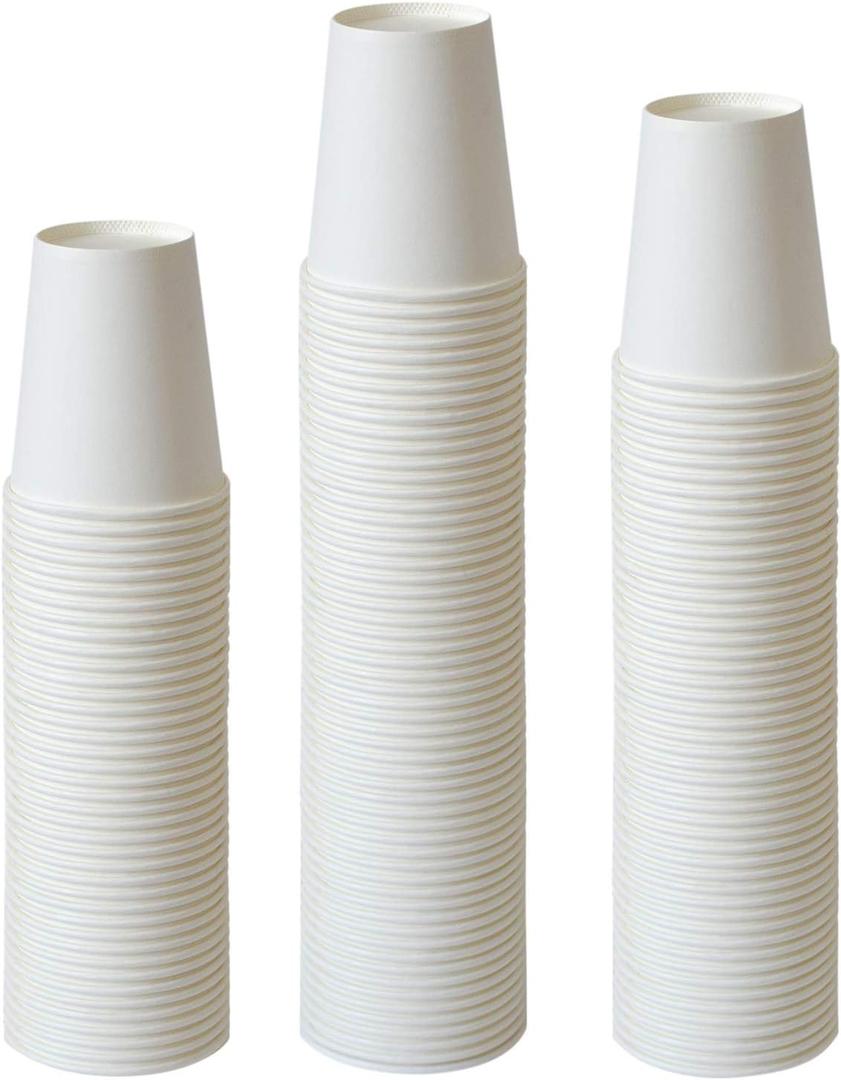 50 Pack 8 Oz Paper Coffee Cups | Water Paper Cups | Hot Cups