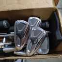 TaylorMade Golf Qi Max Irons Set 4-PW, P (7-Piece Lot) Left-Handed KBS Max 85 MT Steel Regular Flex