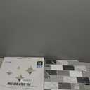 Art3d Peel and Stick Black White Grey Marble Wall Tiles – 12"x12" Thicker Design Backsplash, Self-Adhesive Tile for Kitchen & Bathroom Decor