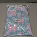 Pink and Teal Christmas Kitchen Towels, Preppy Christmas Decor, Coquette Pastel Bow Snowflake Xmas Holiday Decorative Hand Towels for Bathroom Kitchen, 16x24 Inch (Color 05)