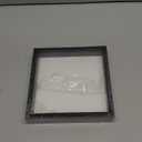 Califortree 8x8 Shadow Box Frame with Soft Linen Back - Push Pins Included, Memory Box Display Case for Flower, Tickets and 3D Items, Black