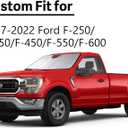 2017-2022 F250 F350 Windshield Sun Shade for Ford F-250 F-350 Super Duty 2017 2018 2019 2020 2021 2022 Automotive Car Front Window Sunscreen Sunshade