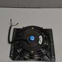 6 Inch Slim 650CFM Radiator Cooling Fans Universal Slim Pull 12V 80W Direct Replacement Electric Fan with Mount Kit