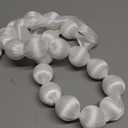 Wedding Pearl Ball Garland Ornament Beads Wedding Hanging Ball Garland Decor for Bridal Shower Engagement Baby Shower Photo Background Decoration and Decor DIY Craft(1.57inch x 40inch)