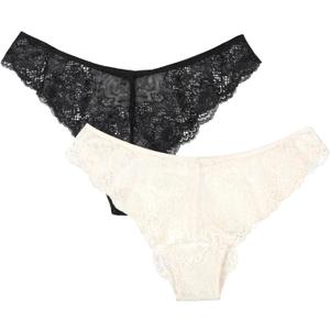 Smart & Sexy Women's Temptation Lace Cheeky Brazilian Panty (M)