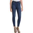 Jessica Simpson Womens Adored Curvy High Rise Skinny Jeans, Mia - Tattered Hem, 32 Regular US (Blue)