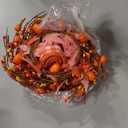 CQURE 5 Pack Fall Leaf Garland, Total 29.5Ft Artificial Fall Vines Autumn Garland Fall Maple Leaves Thanksgiving Decor for Home Wedding Fireplace Christmas (Yellow)