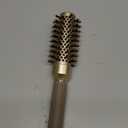 Sndyi Small Round Brush for Blow Out, Nano Thermal Ceramic Ionic Round Hair Brush with Boar Bristles, Boost Shine & Volume, For Short Hair with Quick Blow Drying & Salon Styling - 2.3'', Barrel 1.3''