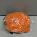 REORIA Women's Mock Neck Cutout Front Bodysuit Trendy Going Out Long Sleeve Body Suits Tops Fall Outfits 2025 (Medium, Pumpkin Orange)