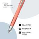 uni-ball Jetstream RT Pens - NY Times Wirecutter Best Pen for Over a Decade - Pack of 4 Black Fine Point Pens, 0.7mm - Back to School (Twilight - Black Ink)