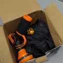 Giraffe Tools Garden Hose 50FT Lightweight Lay Flat Water Hose Kink Free Flexible Hose with 9 Spray Function NozzleBlack