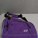 WOLT Ice Skate Bag - Roller Skate Bag, Inline Skate Bag with Adjustable Shoulder Strap for Both Youth and Adults. (purple)