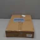 YAOHUOO 2-Tier Desktop Printer Stand with Fabric Drawer, Prtiner Table with Storage Shelf, Desk Organizer for Home Office, 3D Printer, Fax Machine, Scanner, 17.3"x11.8" Black