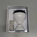 Lymphatic Drainage Massager & Anti Cellulite Massage Tool, Helps Reduce Stretch Marks & Cellulite, for Legs, Arms & Belly, Body Sculpting Machine with Microcurrent & Red-Light & Heat & Vibration (White)