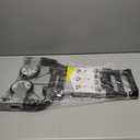 Folding Hand Truck - Aluminum Portable Dolly Cart with Telescopic Handle, Bungee Cord - Compact Lightweight Foldable Luggage Cart for Moving, Home, Auto, 180lbs, Black